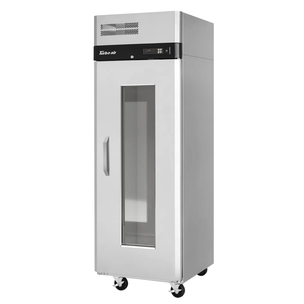 Turbo Air M3R24-1-G-N(-L) 28" 1-Section Reach-In Refrigerator w/ Glass Door, Top Mount, Aluminum Interior, 22 cu. ft.