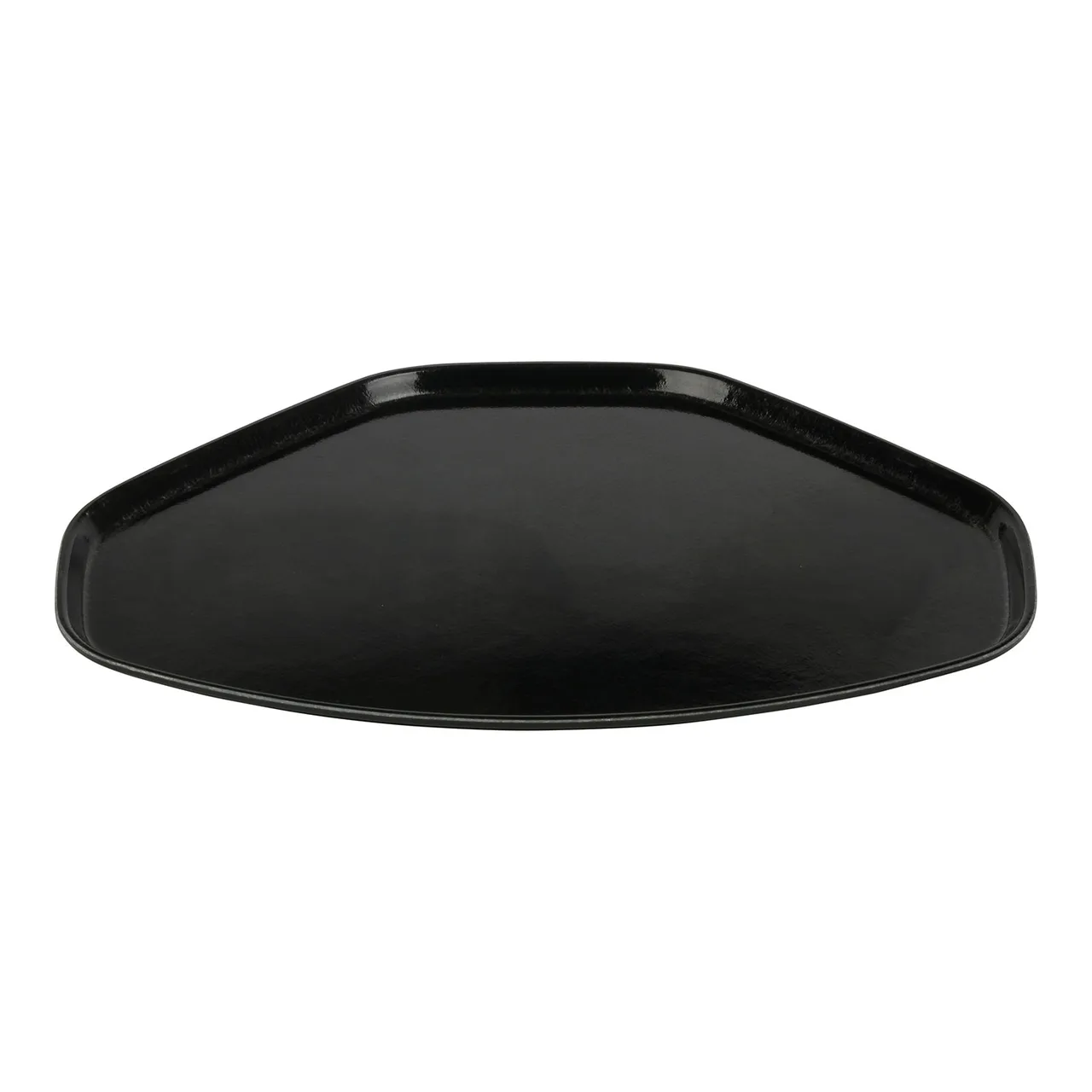 Cambro 1520TR110 Camtray Trapezoid Tray, 14-9/16" x 19-1/2" Black Fiberglass, NSF, Dishwasher Safe