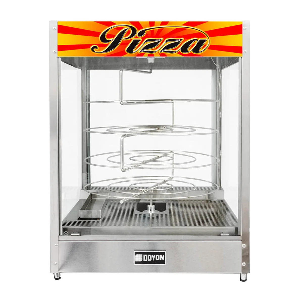 Doyon DRPR4 22" Full Service Countertop Food Warmer/Display Case, 4 Shelves