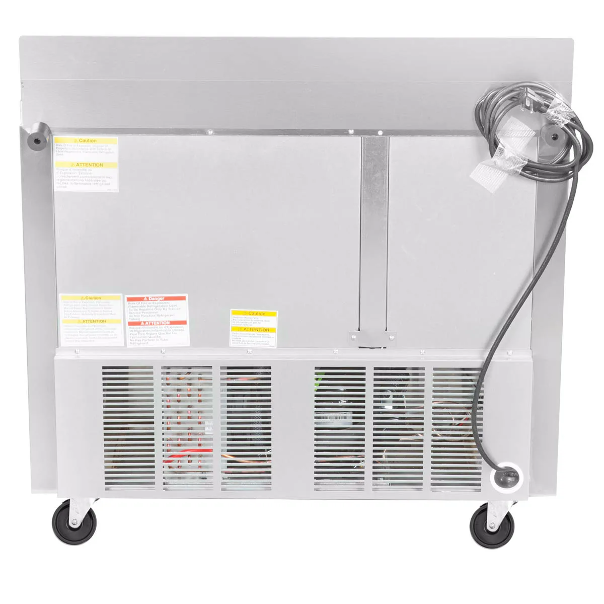 Beverage Air WTR34HC 34" 2-Section Worktop Refrigerator w/ 2 Doors, 6 cu. ft.
