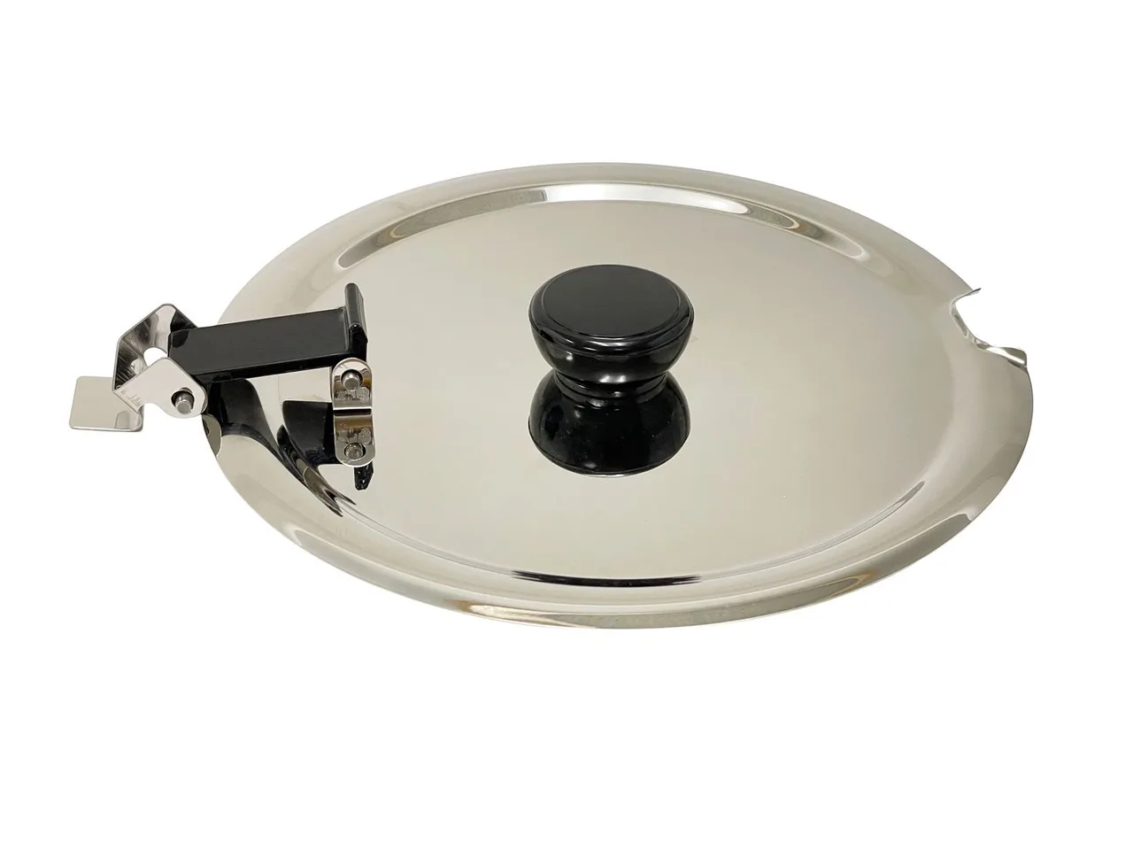 CAC China ELSW-CV Cookware Cover, 11-12" Round Flat Stainless Steel Lid for ELSW Series