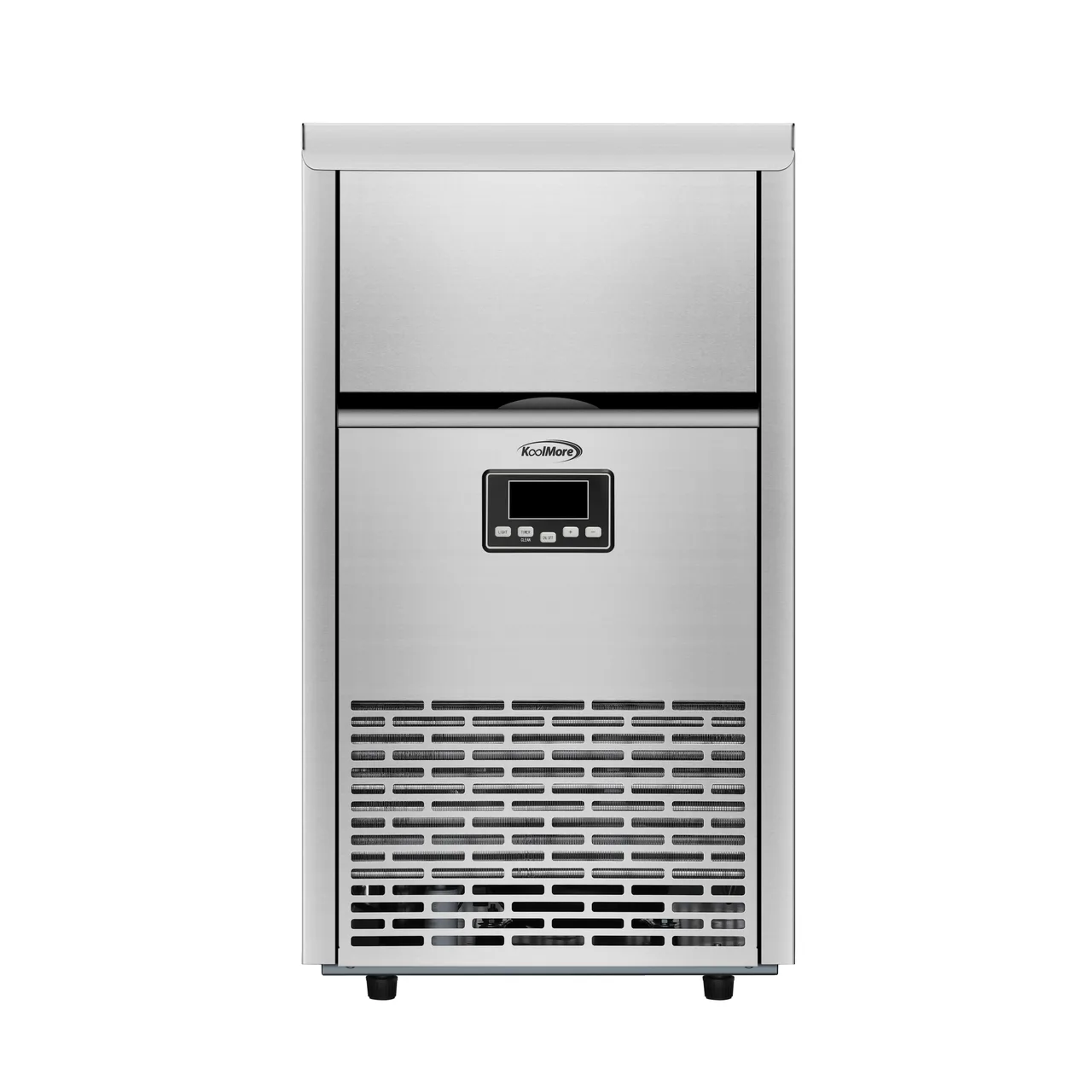 Koolmore KM-CIM100-CRSS Crescent Ice Maker, 17.5"W×21.7"D×31.4"H, 99 lb/Day, 33 lb Bin,115V,SelfClean