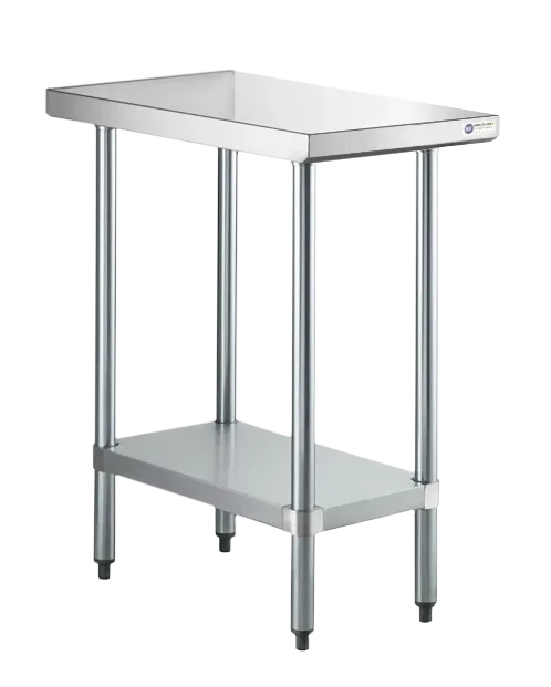 Steel Works SWWTS-3018-318 30" Open Base Work Table with Undershelf / without Backsplash