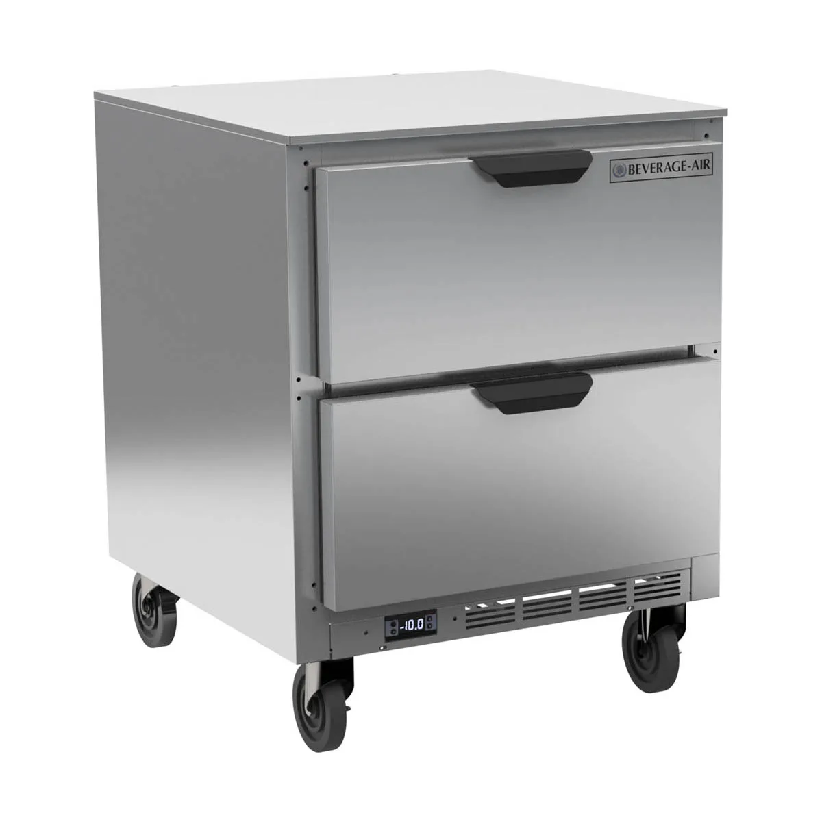 Beverage Air UCFD27AHC-2 27" 1-Section Undercounter Freezer w/ 2 Drawers, 6 cu. ft.