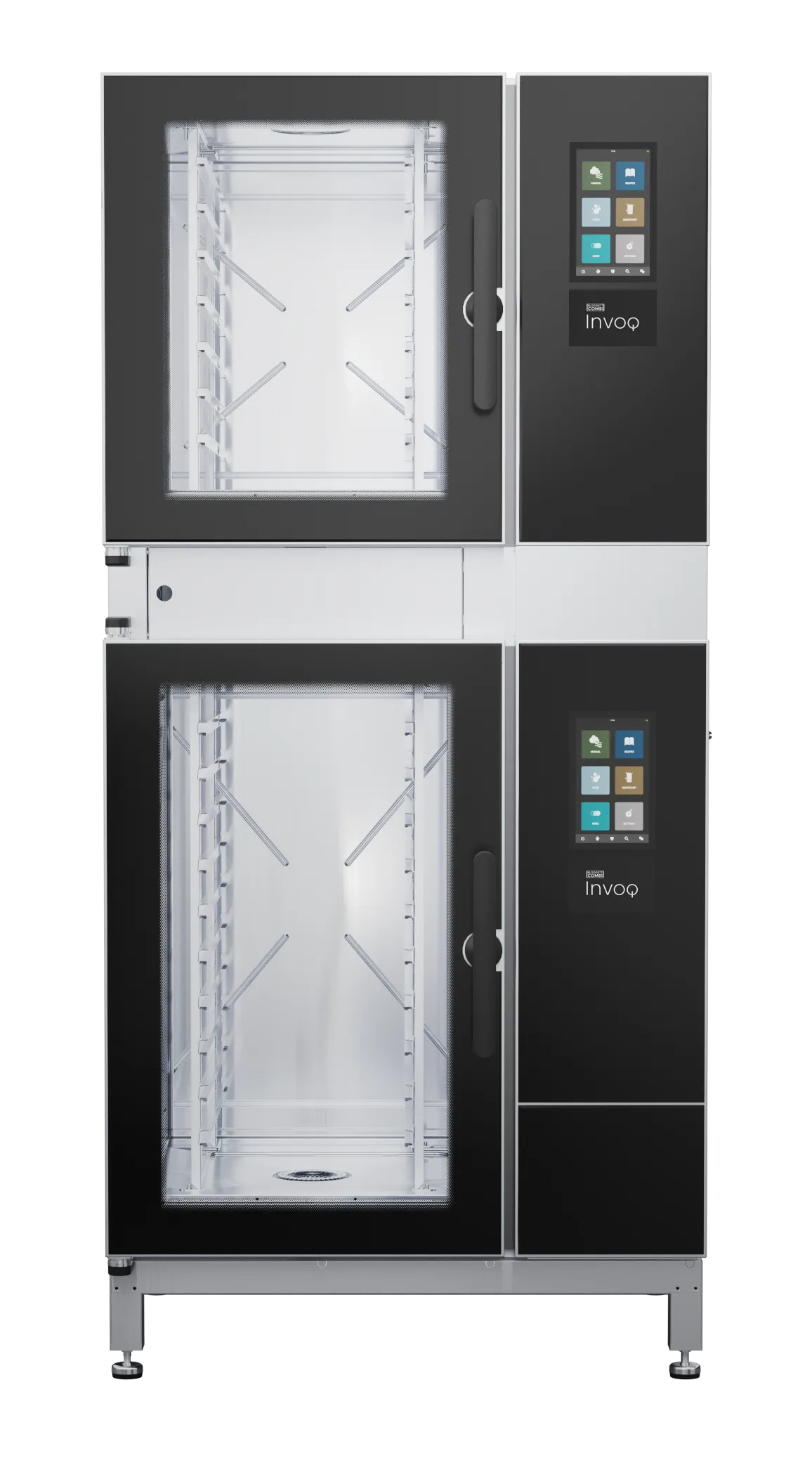 Blodgett INVOQ 61BE/101BE-PT Full Size Electric Combi Oven Steamer w/ Stacking Kit, Touchscreen, Boiler