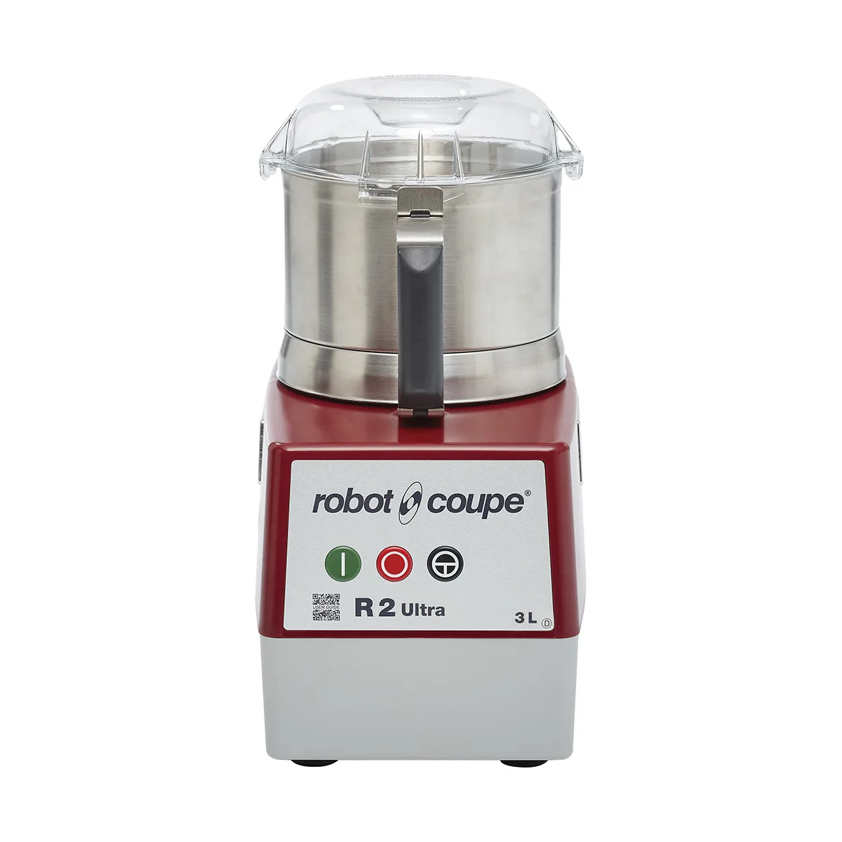 Robot Coupe R2UB Commercial Food Processor, 3 L Stainless Steel Bowl, Cutter/ Mixer, 1 hp, 1725 RPM