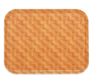 Cambro 915302 Camtray Rectangular Serving Tray, 8-3/4" x 15", Fiberglass, Wood Color, NSF