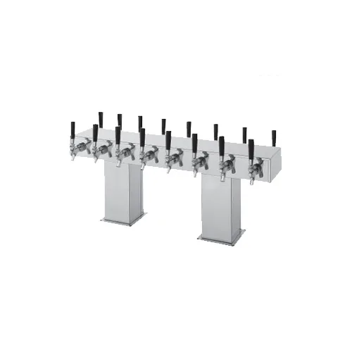 Perlick 4006-16BPC4 Bridge Tee Draft Beer Dispensing Tower, 13-1/4" Faucet Clearance