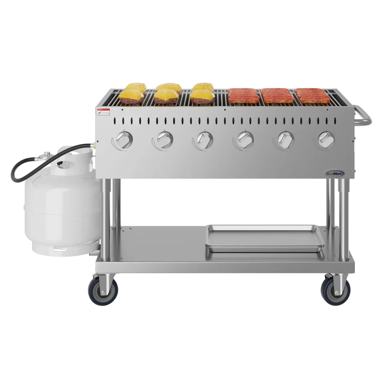 Koolmore KM-CGM-48 47" Outdoor Gas Grill, (6) Burner