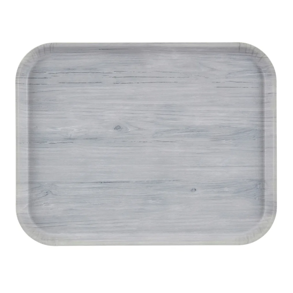 Cambro 1216DC810 Camtray, 16" x 12" Fiberglass Tray, Gray, NSF, Dishwasher Safe, Made in USA