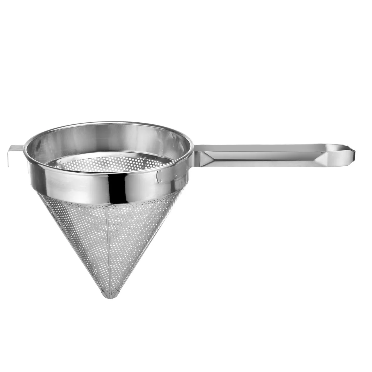 CAC China KUSC-10C Cap Strainer, 10" Bowl, Coarse Stainless Steel Mesh, Durable Kitchen Tool