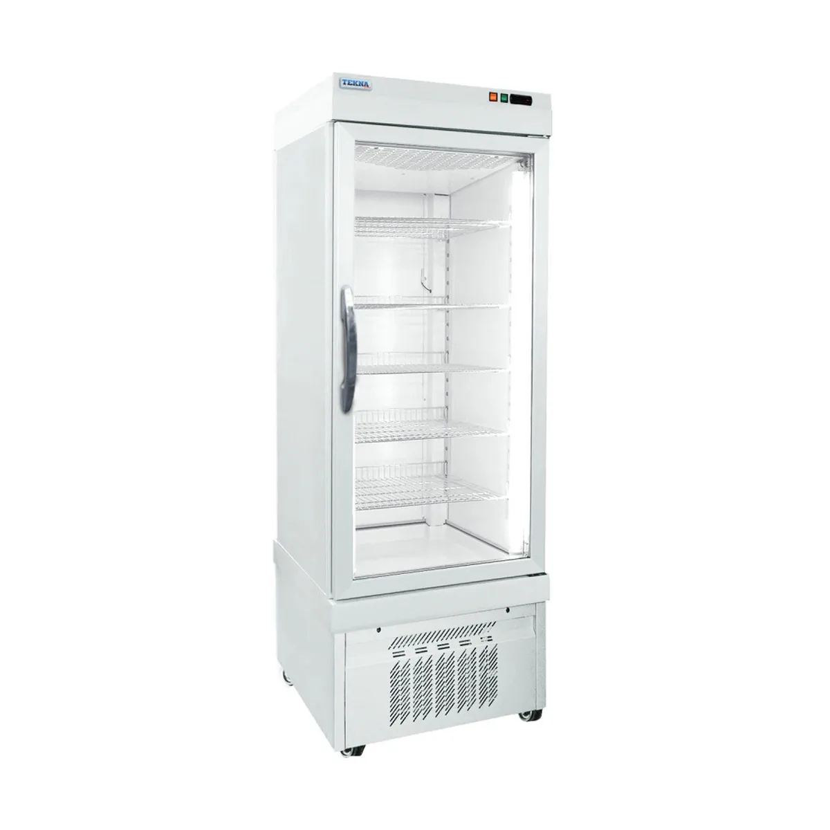 AMPTO 4100 NFP 26" 1-Section Merchandiser Refrigerator with Glass Door, 18 cu. ft.