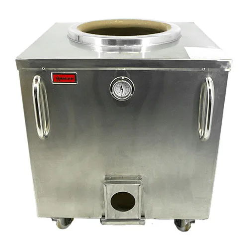 Omcan USA 47442 (47442) 34" X 34" Stainless Steel Charcoal Tandoor Clay Oven