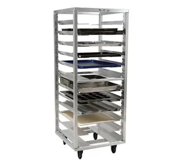 Carter-Hoffmann O8631V 12 Pan End Load Bun / Sheet Pan Rack w/ 4 1/2" Bottom Load Slides