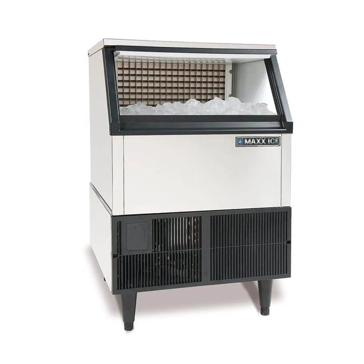 Maxx Ice MIM265H 24" Air Cooled Half Cube 265 lb Undercounter Ice Machine with 75 lb Bin