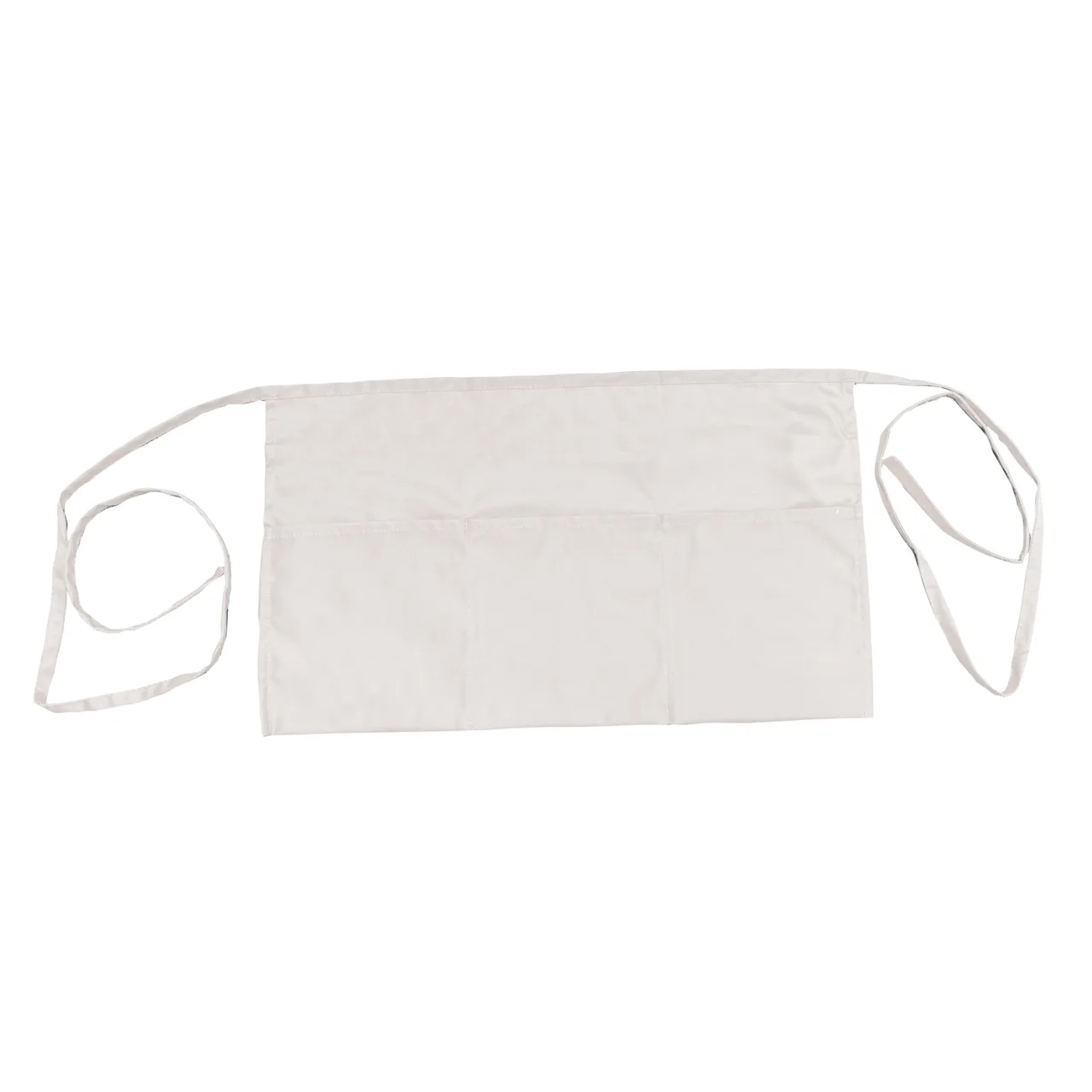 Thunder Group CA1322WH Chef Regalia Waist Aprons, 13" X 22" (3) Pocket, 65/35 Poly/Cotton