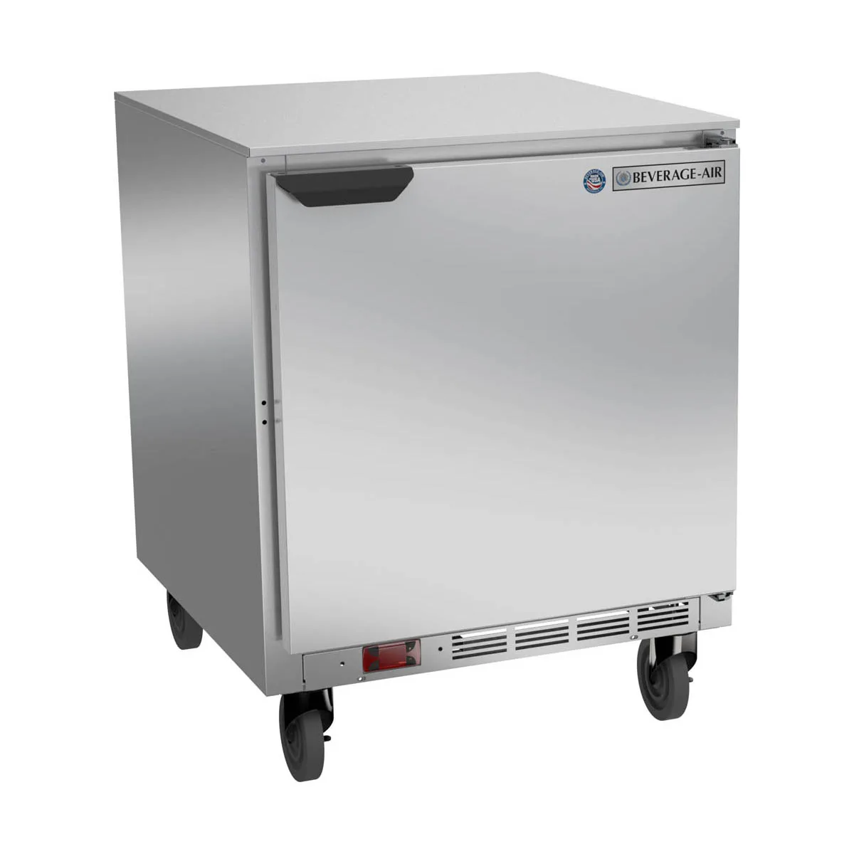 Beverage Air UCF27AHC 27" 1-Door Undercounter Freezer, Stainless Steel Exterior, 5.87 cu. ft., R290, 1/4 HP