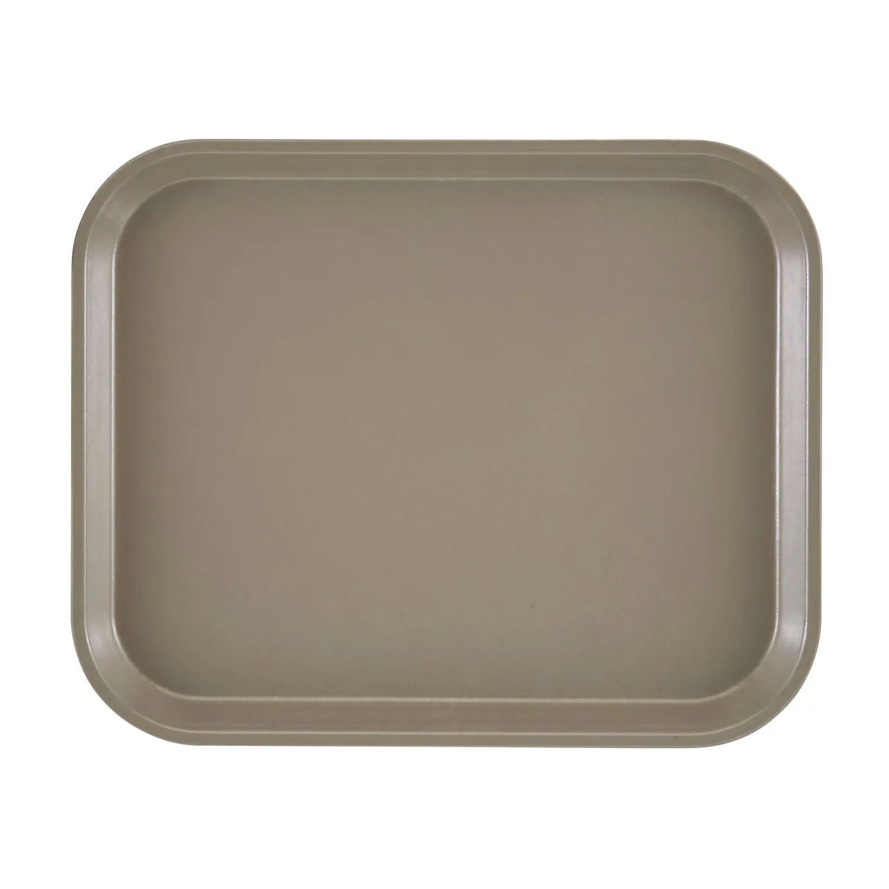 Cambro 810104 Camtray Rectangular Tray, 8" x 9-7/8" Fiberglass, Desert Tan, NSF, Dishwasher Safe