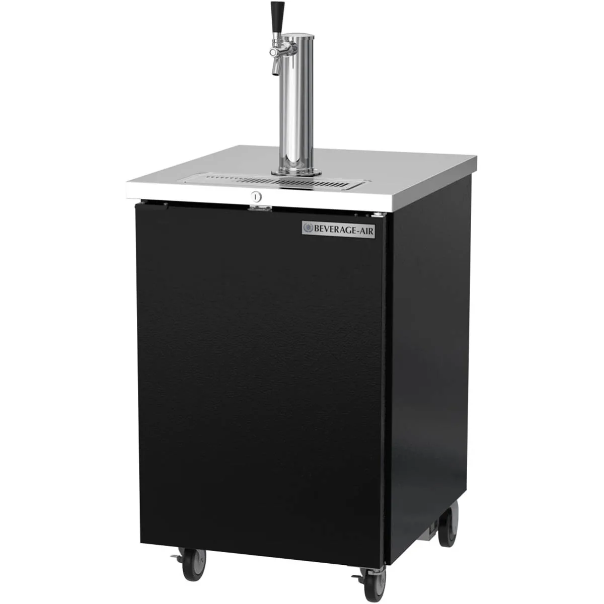 Beverage Air DD24HC-1-B 24" Draft Beer Cooler w/ 1 Keg, 7.66 cu. ft., 1 Single-Tap Tower
