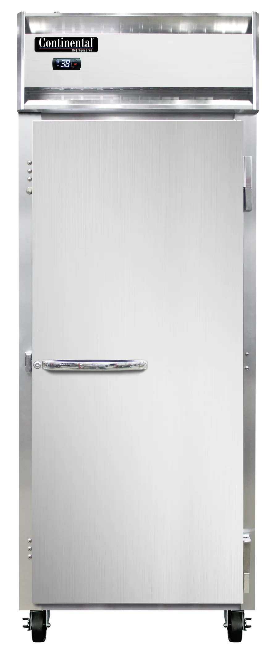 Continental Refrigerator 1RENSSPT-SD-GD 28.5" 1-Section Pass-Thru Refrigerator, 22 cu. ft.