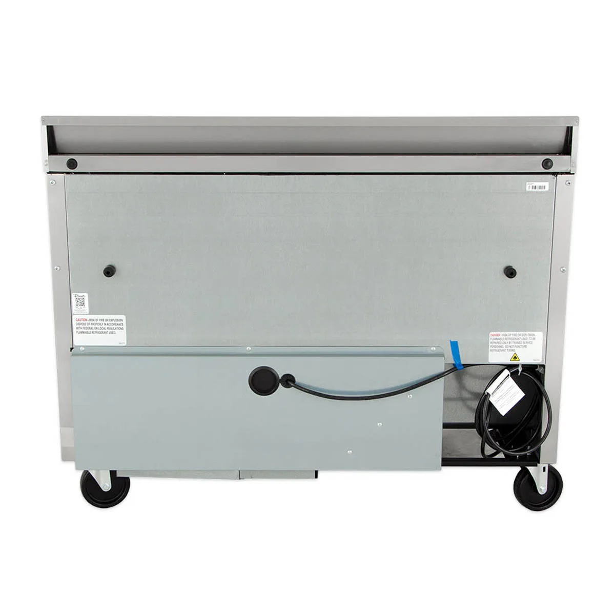 True TWT-48-HC 48" 2-Section Worktop Refrigerator w/ 2 Doors, Rear Mounted