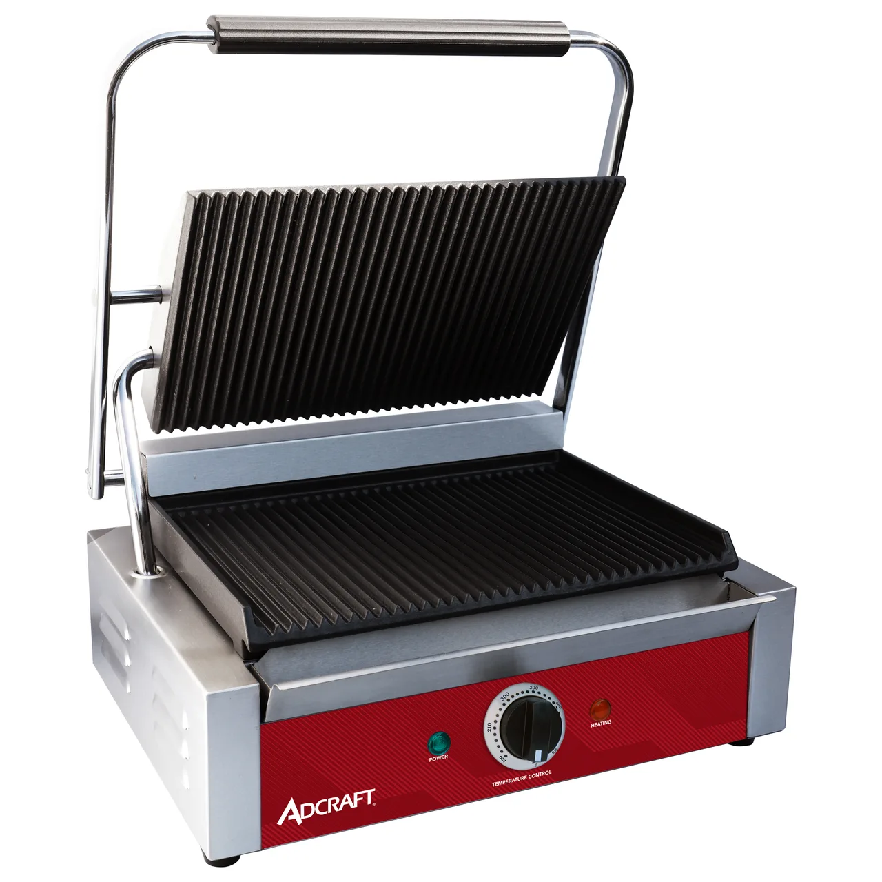 Adcraft SG811ES Adcraft Panini Grill, Single, Countertop, Electric