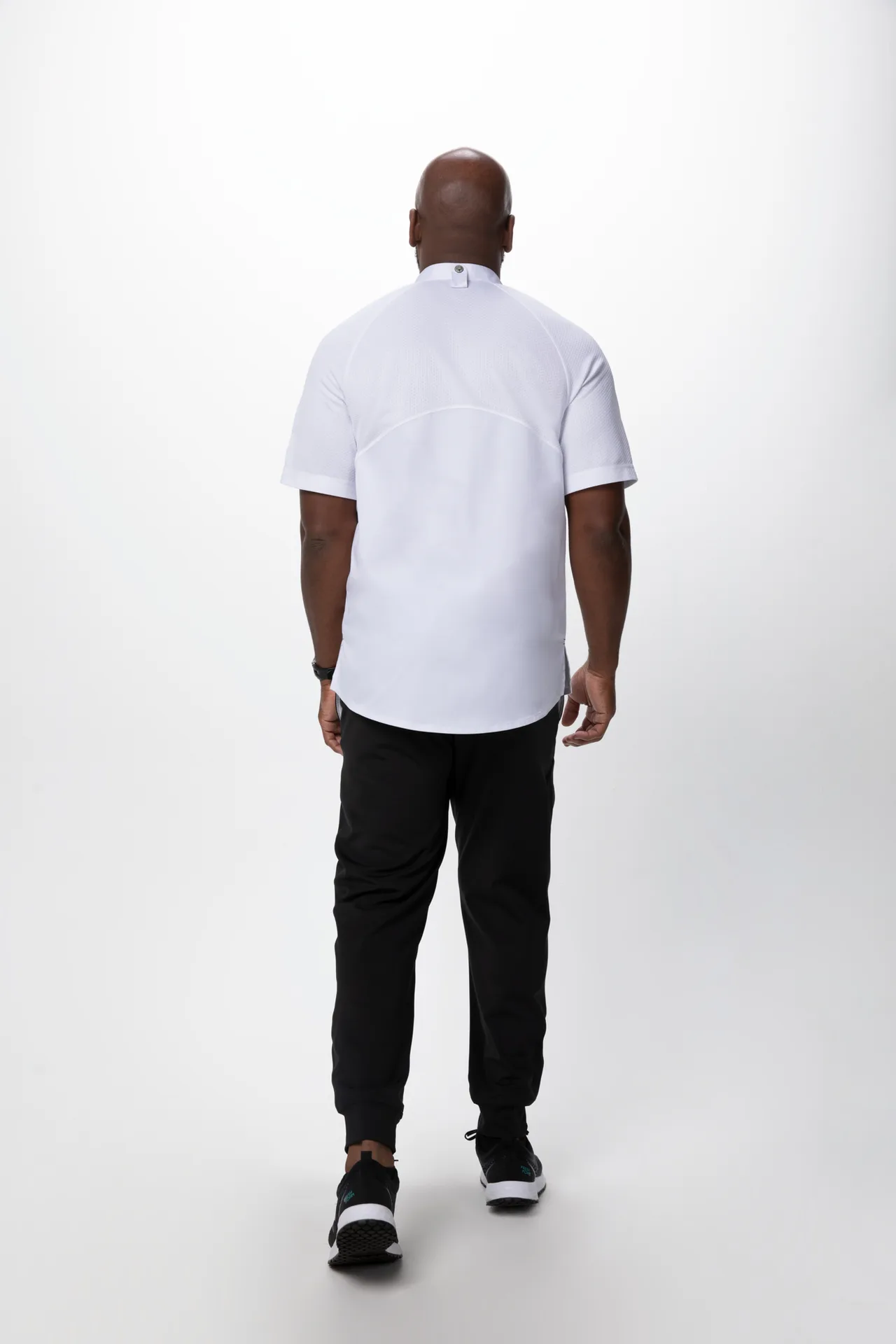 Chef Works CBZ04-WHT-3XL Arcadia Chef Coat, White, 3XL, Poly/Cotton, Short Sleeve - 1/Case
