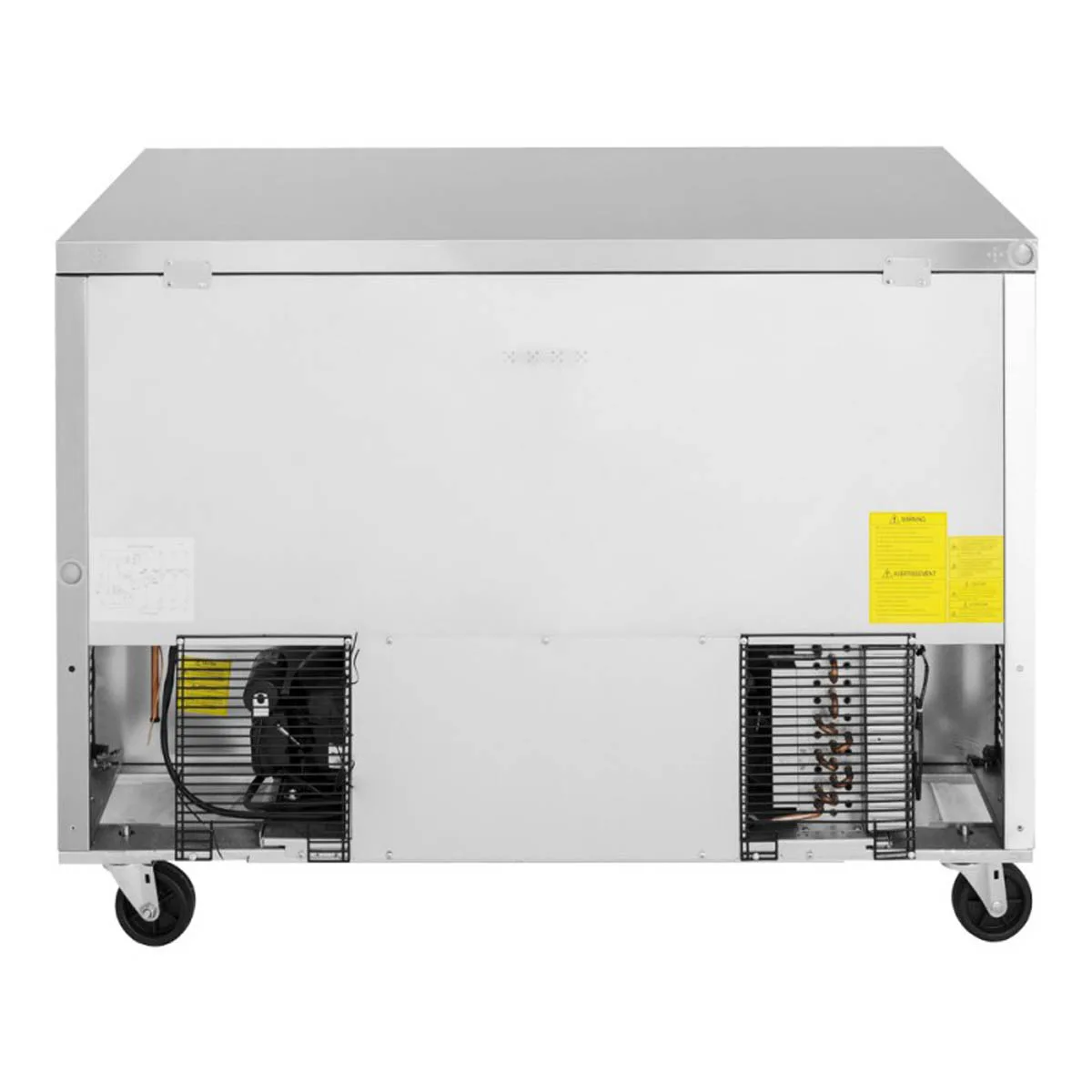 Turbo Air TUR-48SD-D2-N 48" 2-Section Undercounter Refrigerator w/ 2 Drawers & 1 Door