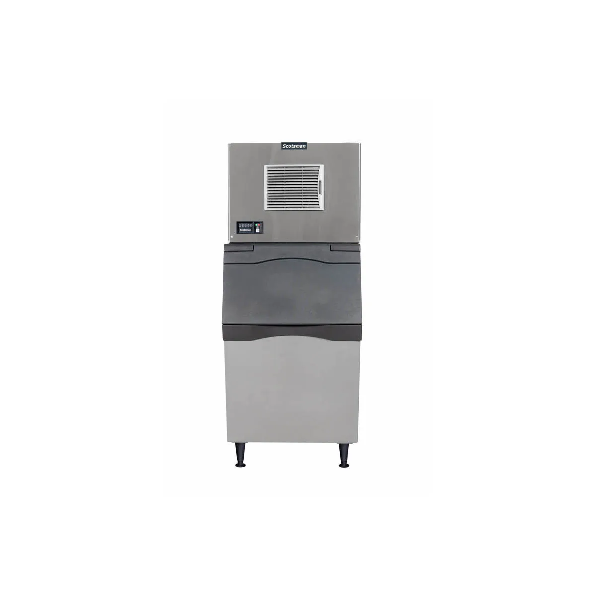 Scotsman MC0530MAX-1/B530P Air Cooled Full Cube 525 lb Ice Machine with Bin, 536 lb Plastic