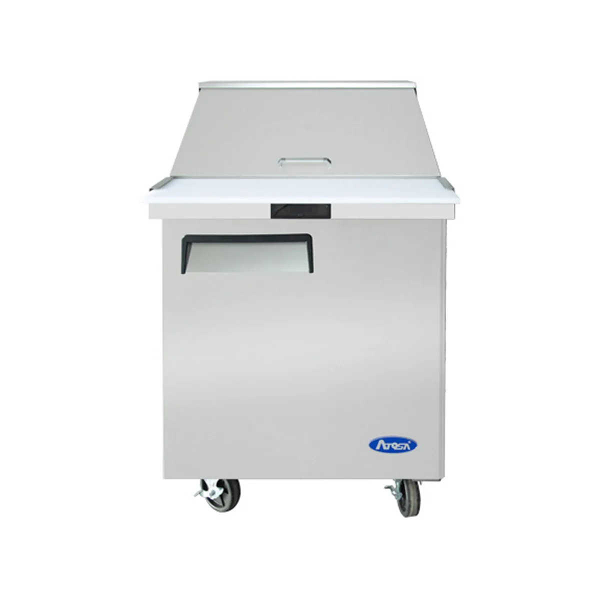 Atosa USA MSF8305GR 27" One Section Mega Top Sandwich/Salad Prep Table w/ 1 Door, 12 Pans