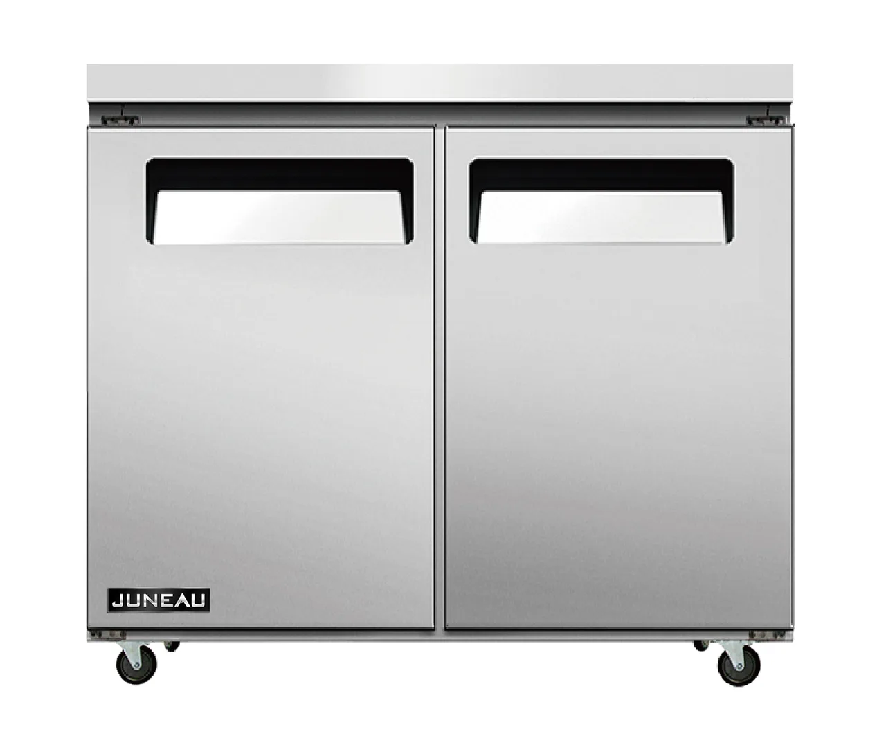 Omcan USA 58013 36" 2-Door Undercounter Freezer, Stainless Steel, 4.9 cu. ft.