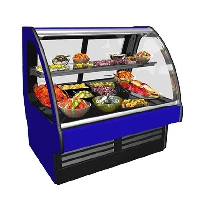 Structural Concepts GMDS6R 75" Curved Refrigerated Deli Display Case