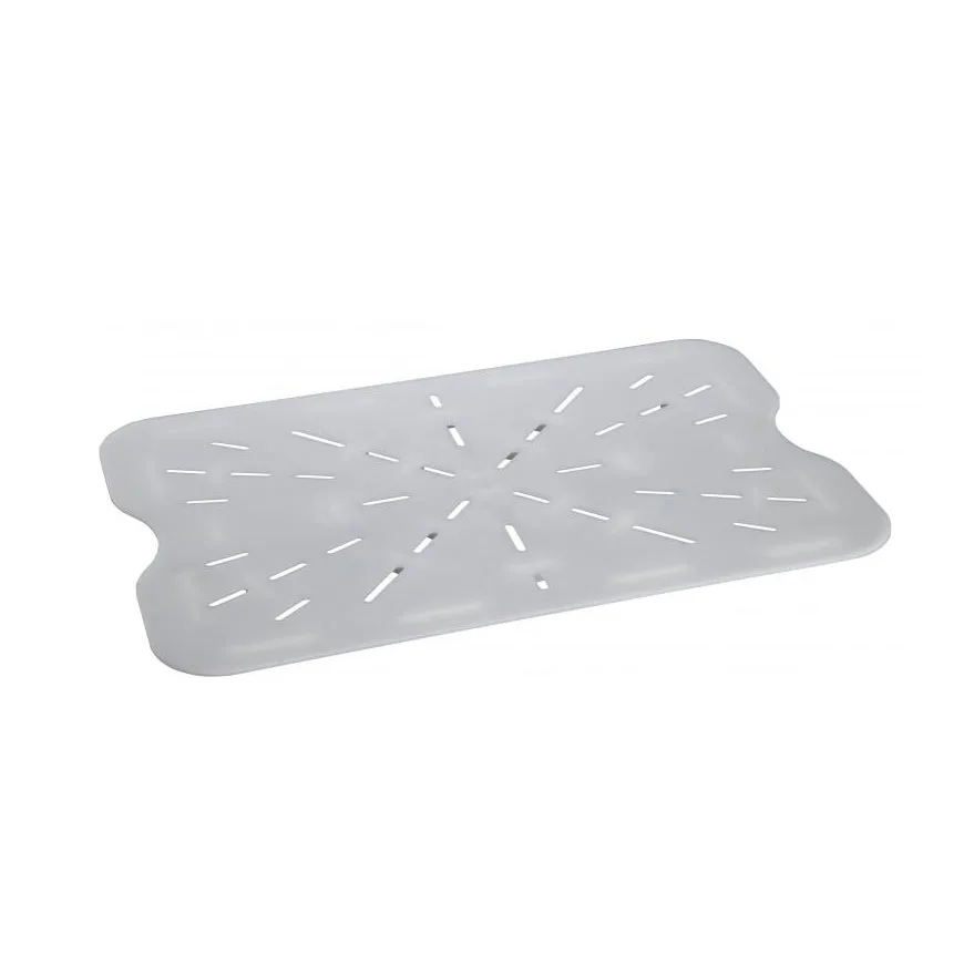 Omcan USA 85136 Drain Shelf for 18" x 26" Food Storage Container, Clear Polycarbonate, NSF Approved