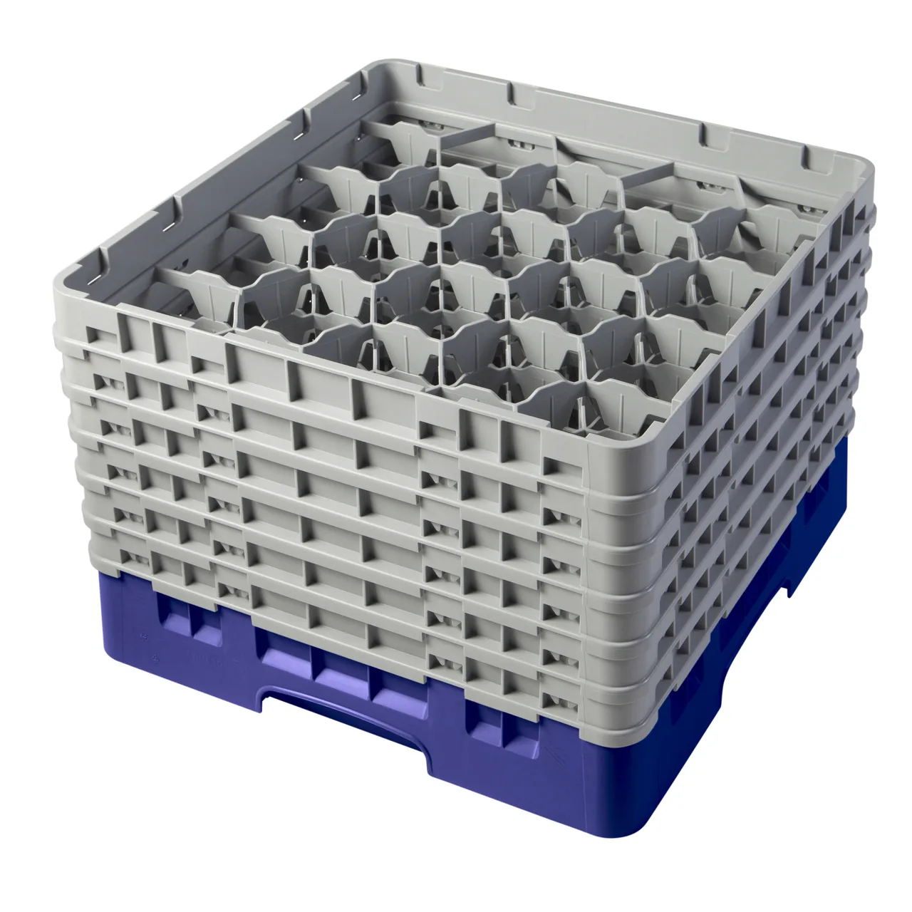 Cambro 20S1114186 Camrack Glass Rack, Navy Blue, 20 Compartments, 19-3/4 x 19-3/4, 11-3/4 Height