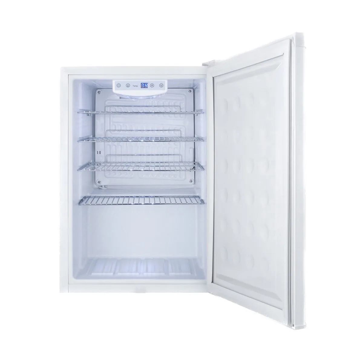 Summit FF31L7BI 17" Built-in Compact Refrigerator in White, w/ Door Lock, 2.5 cu. ft.
