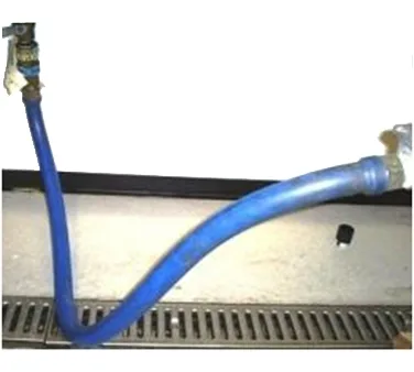 Vulcan 3/4QD HOSE-4 3/4" X 4' Long Gas Flex Hose & Quick Disconnect with Restraining Device