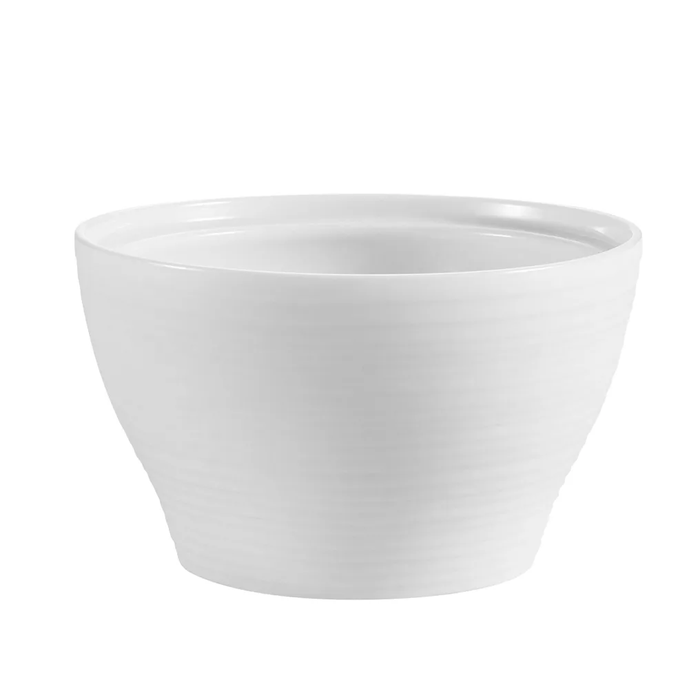CAC China TST-B4 - 7.5 oz White Porcelain Bouillon Cup, 4" Dia x 2¼" H, Safe - 1 Dozen
