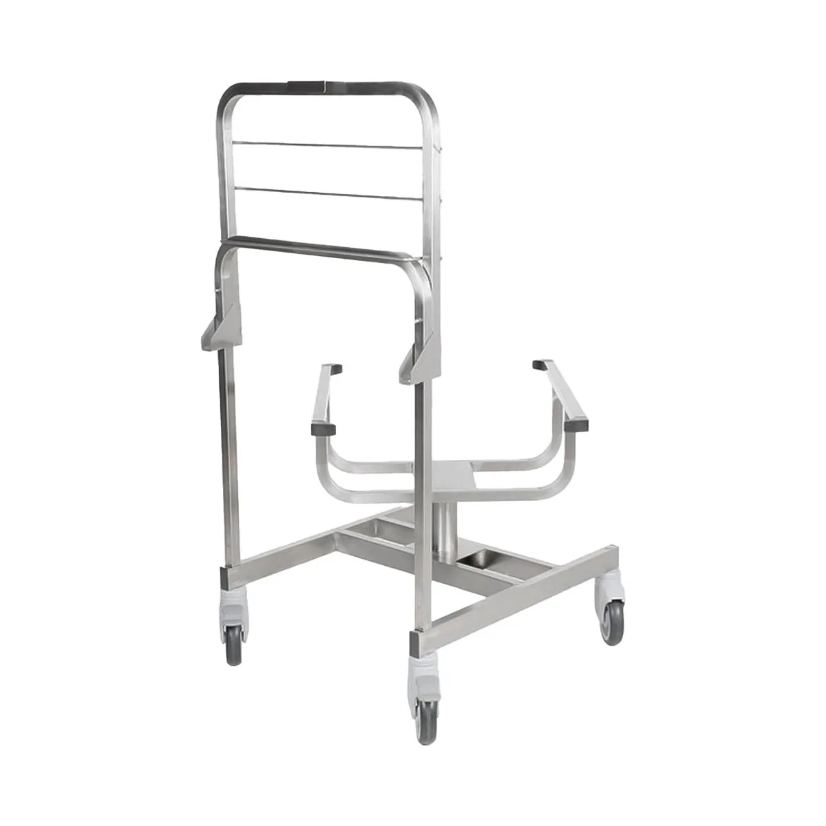 Robot Coupe 49066 Stainless Steel Trolley / Pan Cart holds (3) GN 1/1