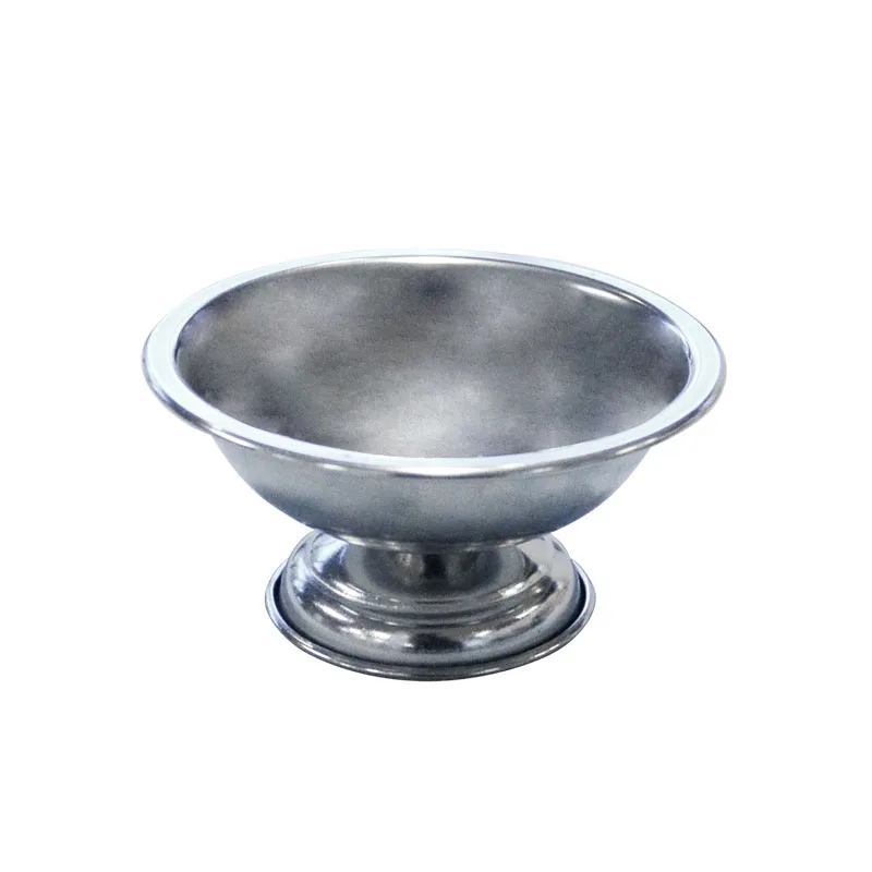 Omcan USA 44449 - 3.5 oz Stainless Steel Sherbet Dish, Footed Base, Dessert Bowl