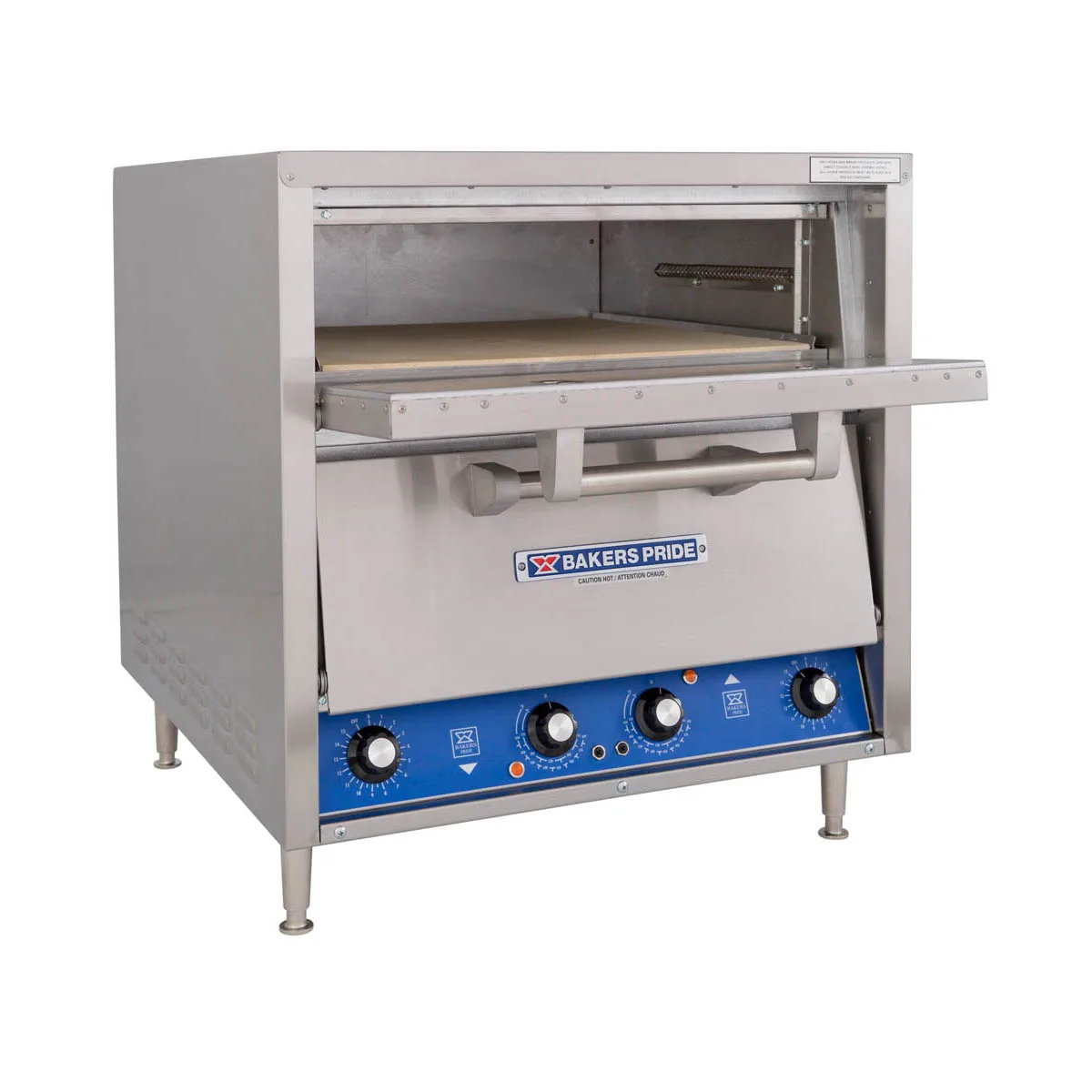 Bakers Pride DP-2BL 26" Electric Countertop Pizza Bake Oven w/ 2 Decks, Thermostatic Controls