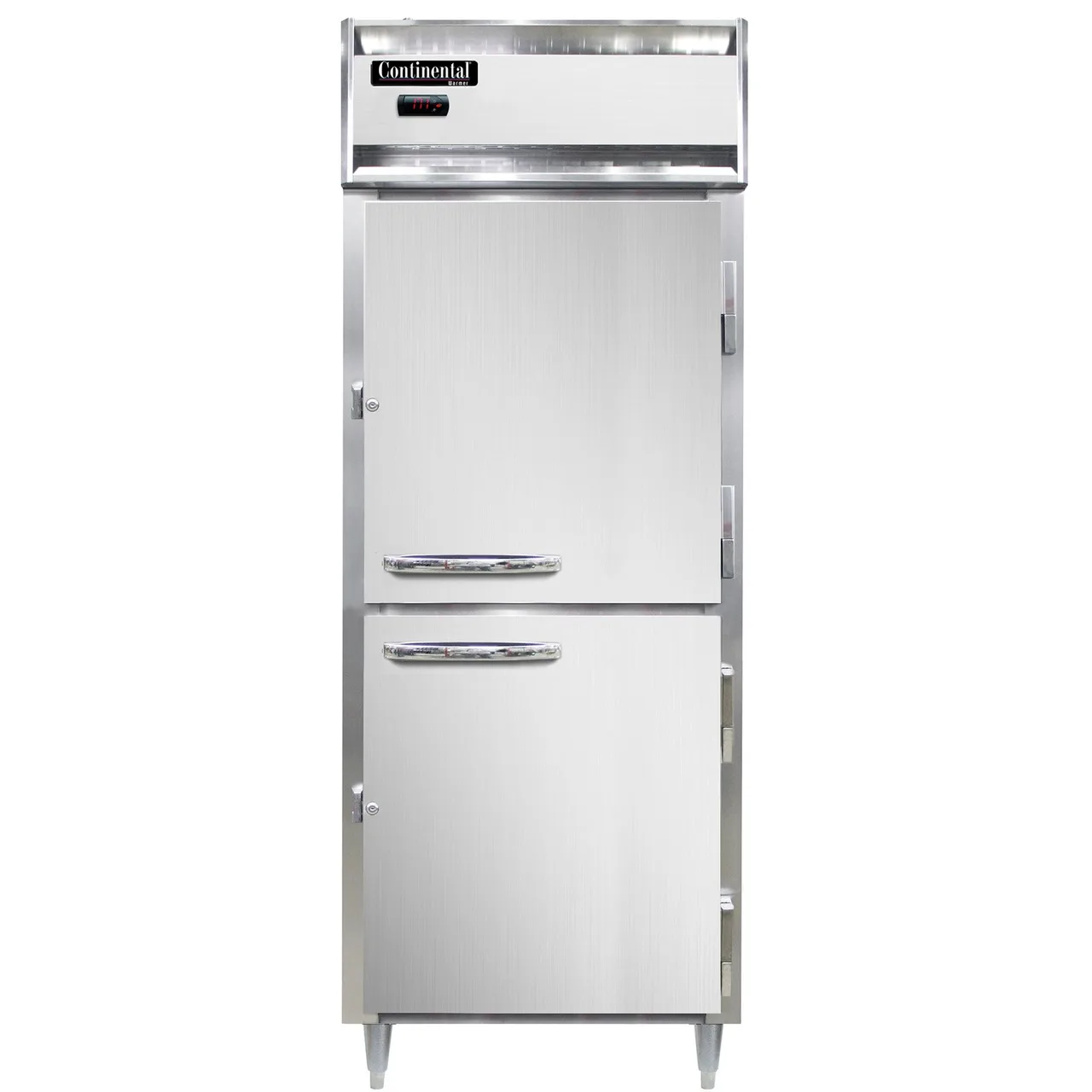 Continental Refrigerator DL1WE-SA-PT-HD 1-Section Heated Holding Cabinet, 22 cu. ft., 3 Shelves, Stainless Steel, Pass-Thru