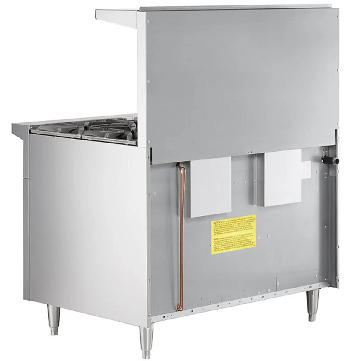 Garland US Range G48-8RS 48" Gas Restaurant Range w/ (8) Open Burners, (1) Standard Oven, (1) Cabinet Base, 302.000 BTU