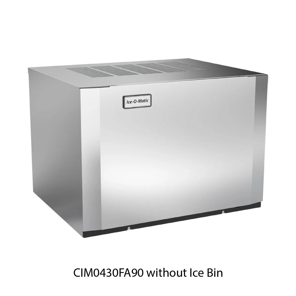 Ice-O-Matic CIM0430FA90/B55 Air Cooled Full Cube 435 lb Ice Machine with Bin, 510 lb Storage