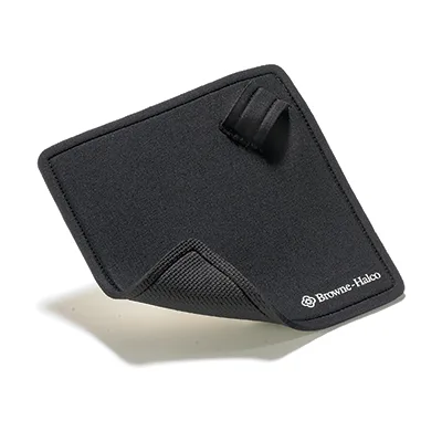 Browne USA 5437102 KitchenGrips Hot Pad, 7" x 7" Black Neoprene, Heat -134°F‑500°F, Dishwasher Safe