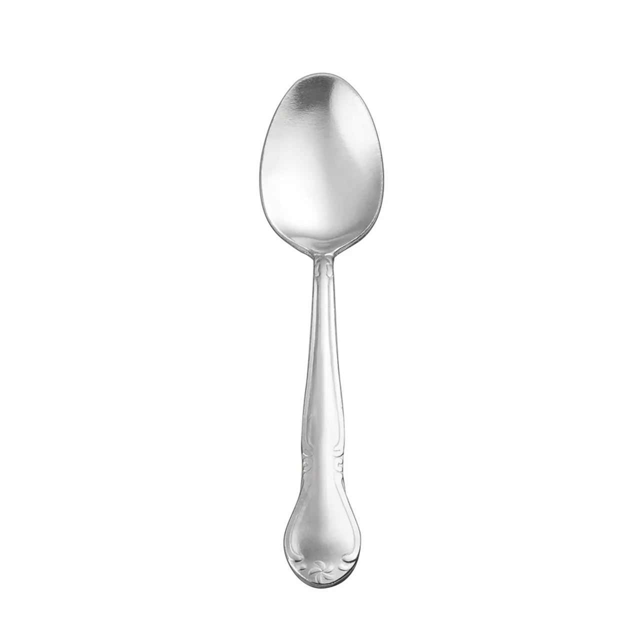 CAC China 2003-01 - Elizabeth Teaspoon, 6-3/8" Length, Heavy Weight, 18/0 Stainless Steel - 1 Dozen