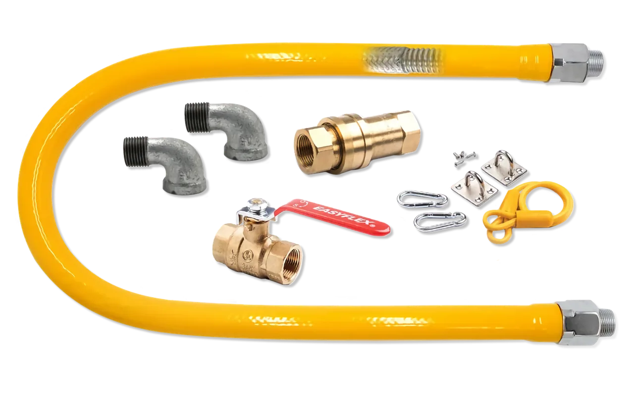 Steel Works SWEFGC-FS-012-KI-48 Gas Connector Hose Kit / Assembly