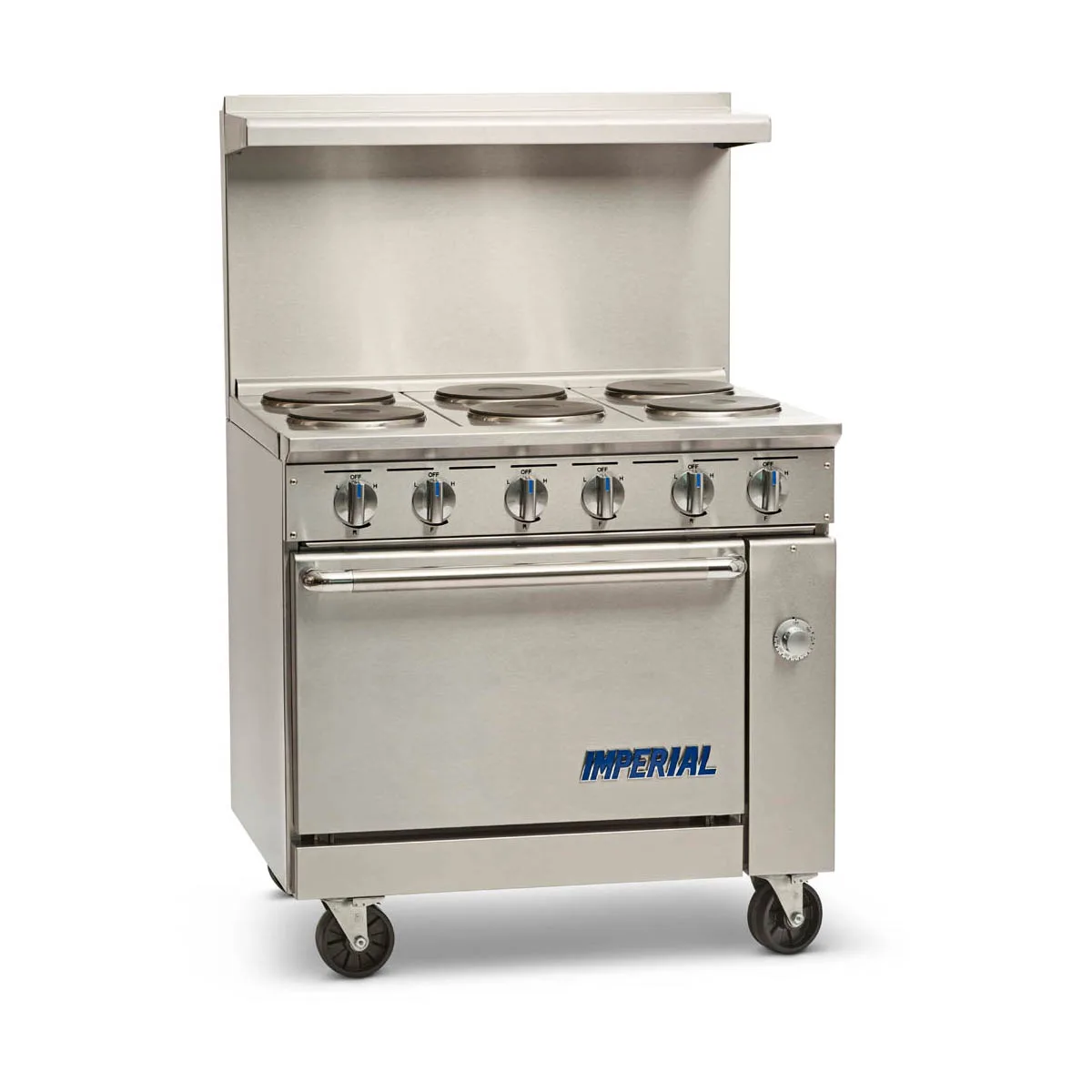 Imperial IR-6-E 36" Electric Range with 6 Round Plates and Standard Oven