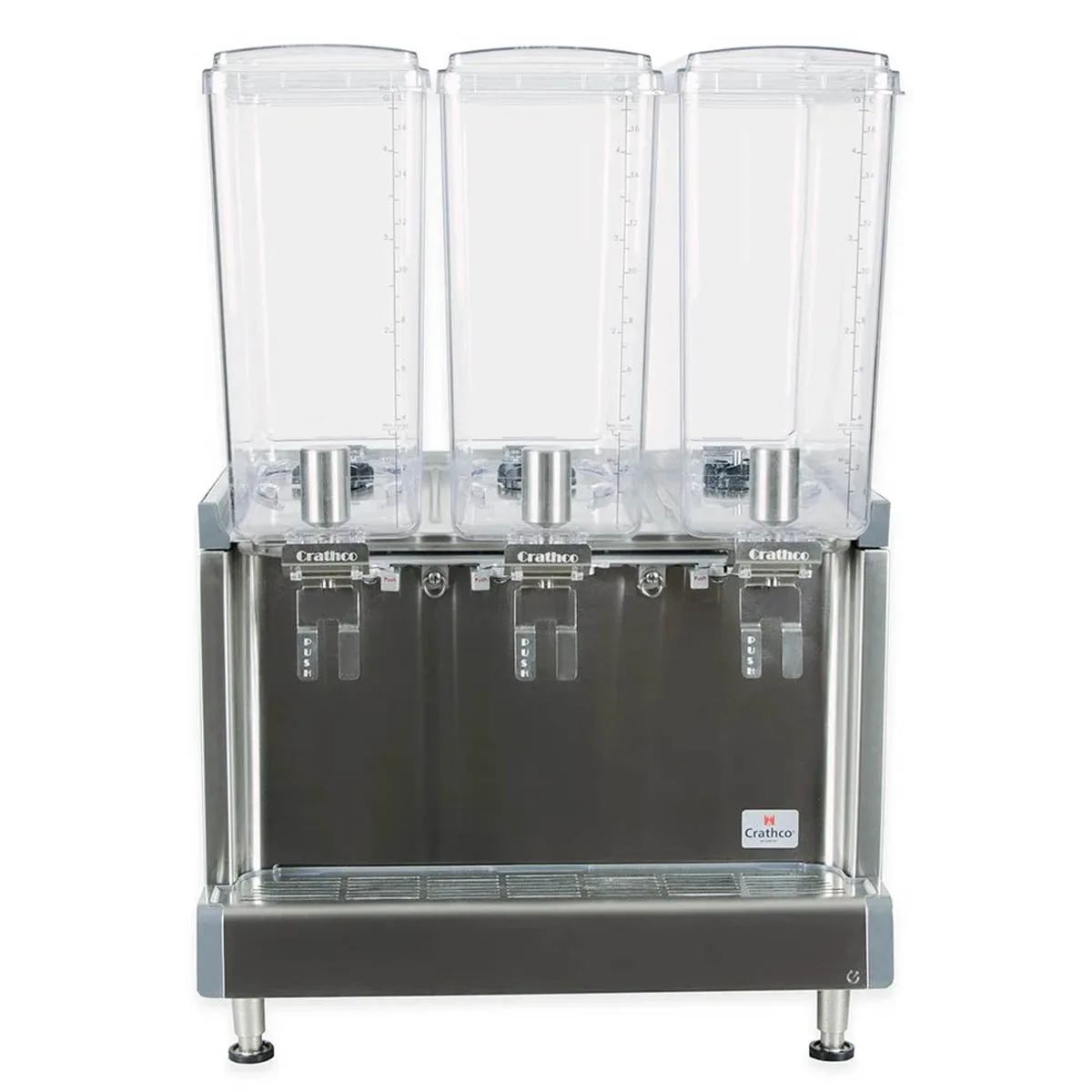 Crathco CS-3L-16-290 Beverage Dispenser with 3 Bowls / Agitator Type - 4.75 Gal (each) - 1/10 Hp