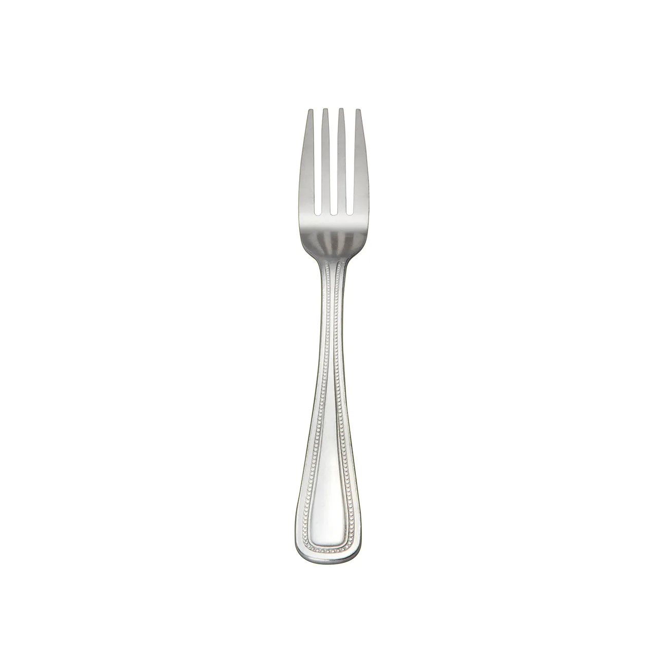 CAC China 2008-06 Pearl Salad Fork, 6" Length, Heavy Weight, 18/0 Stainless Steel - 1 Dozen