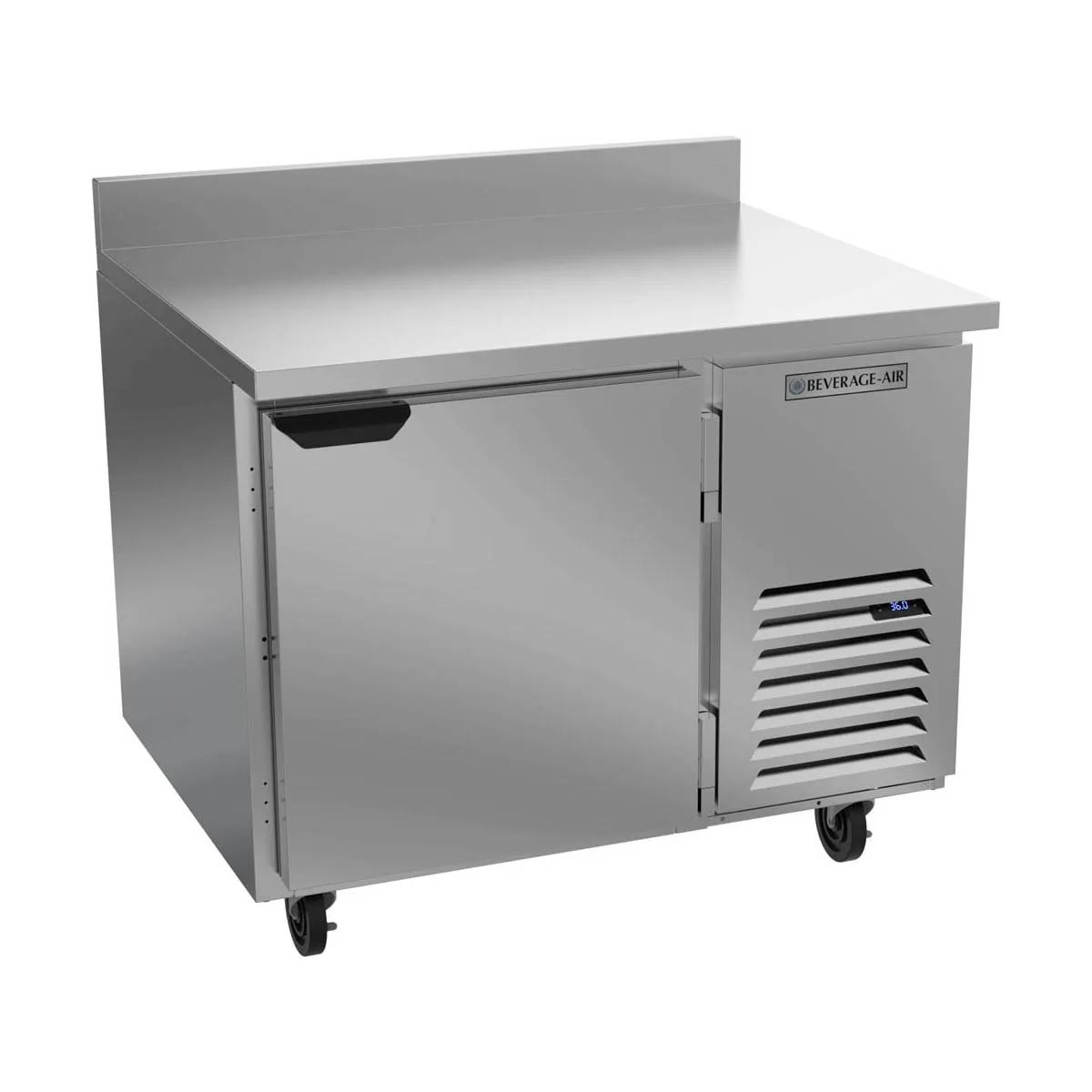 Beverage Air WTR41AHC 41" 1-Section Worktop Refrigerator w/ 1 Door, 8 cu. ft.